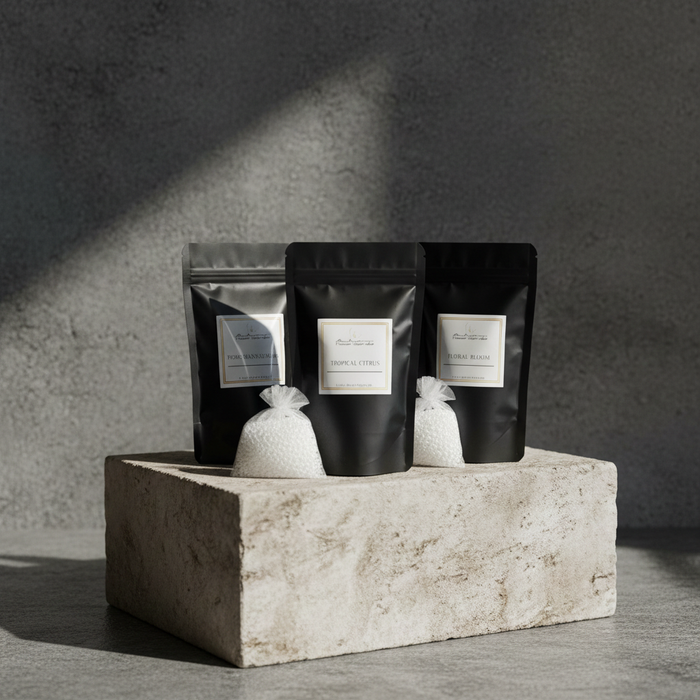 sachet air fresheners for cars drawers closets vanilla volcano citrus palo santo pomegranate floral