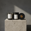 Palo santo sandalwood scented candle autumn moon candle