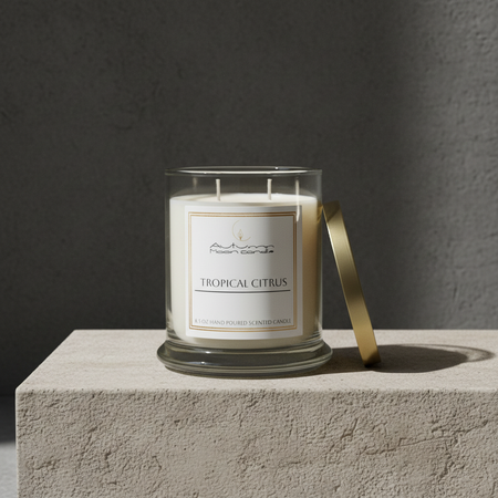 tropical citrus volcano orange citrus scented candle autumn moon candle