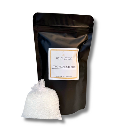 Autumn Moon Candle Tropical Citrus 3 pack of sachets air fresheners citrus volcano mandarin pineapple driftwood