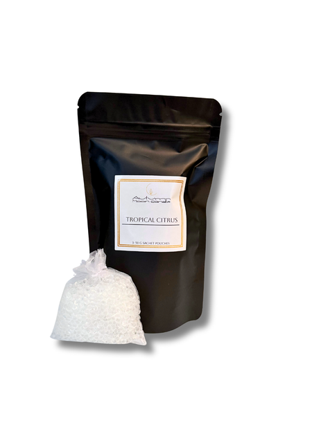 Autumn Moon Candle Tropical Citrus 3 pack of sachets