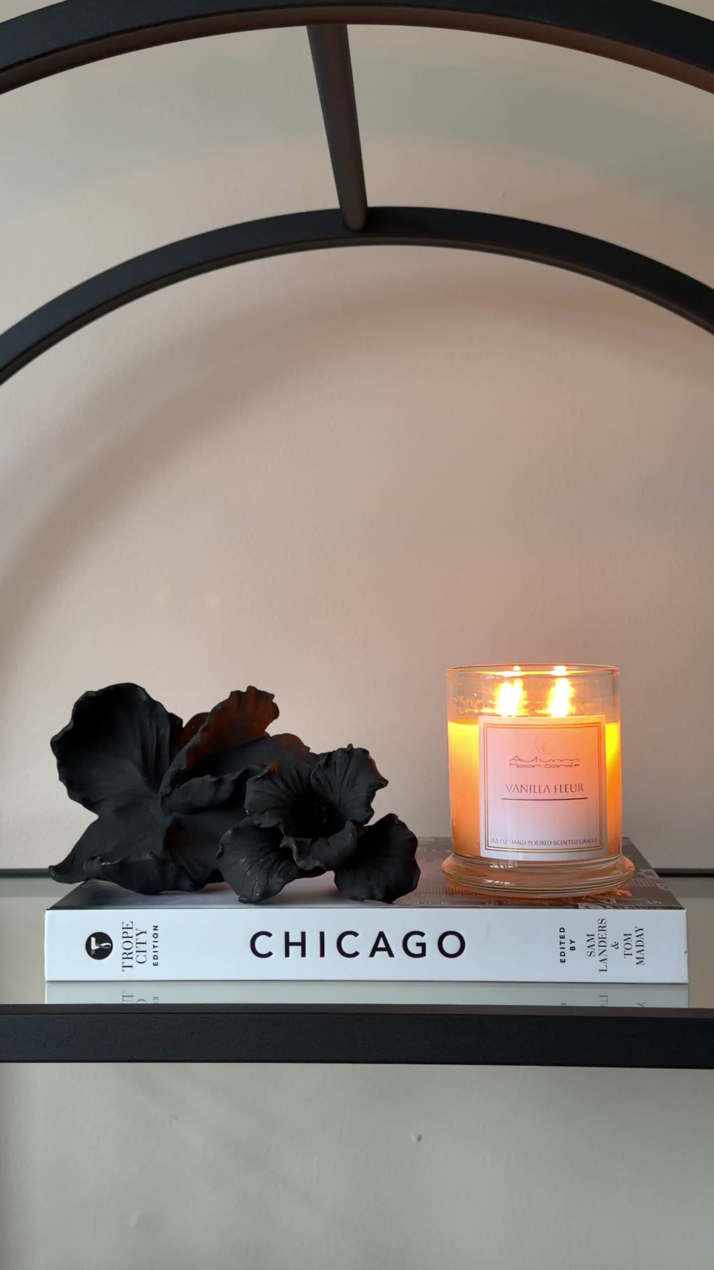 Autumn Moon candle luxury candle gift 